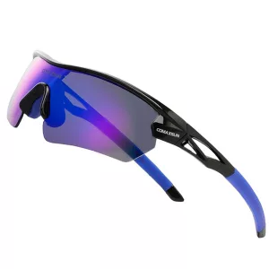 Fahrradbrille - Blau Schwarz