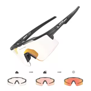 Phototrope-Fahrradbrille - Mountainbike - Orange