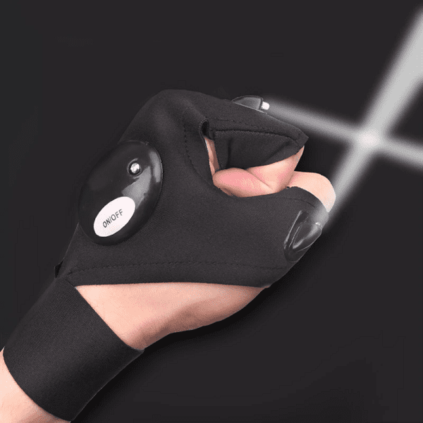 Einstellbare Led Finger Licht/Handschuhe Taschenlampe Installation