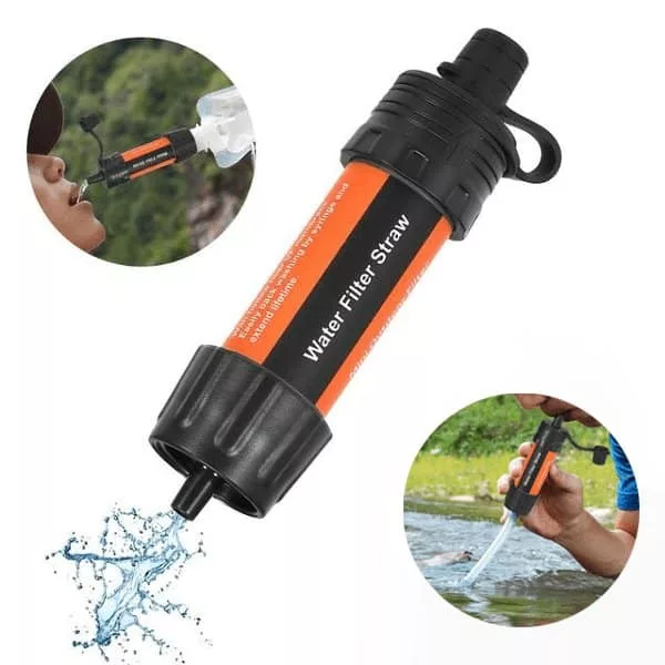 Water filter for camping