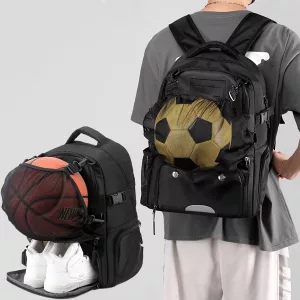 Sportrucksack, Fußballtasche, Fußballrucksack, Rucksack mit Schuhfach
