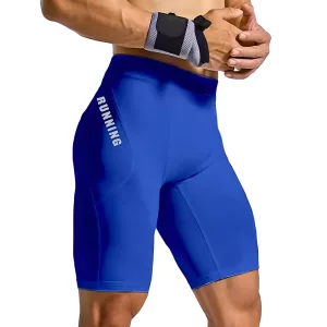 Kompressionsshorts für Herren - Blau, S