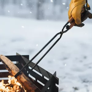 fire tongs, fireplace tongs, fire pit tongs, campfire tongs
